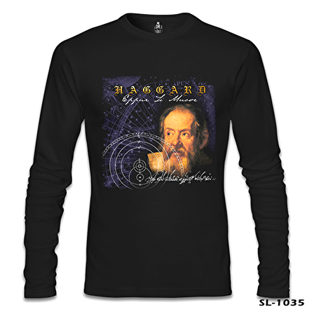 Haggard - Eppur Si Muove Siyah Erkek Sweatshirt