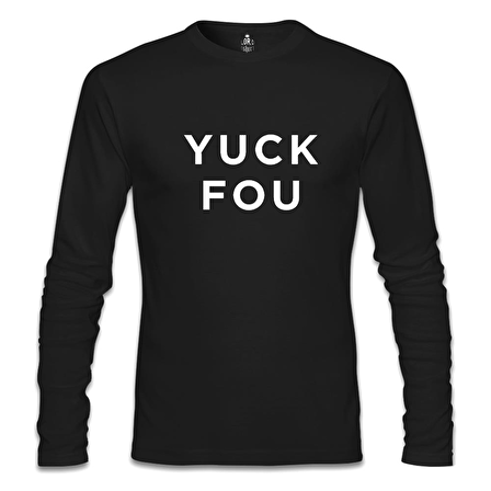 Yuck Fou Siyah Erkek Sweatshirt