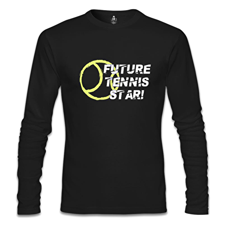 Tenis Star Future  Siyah Erkek Sweatshirt