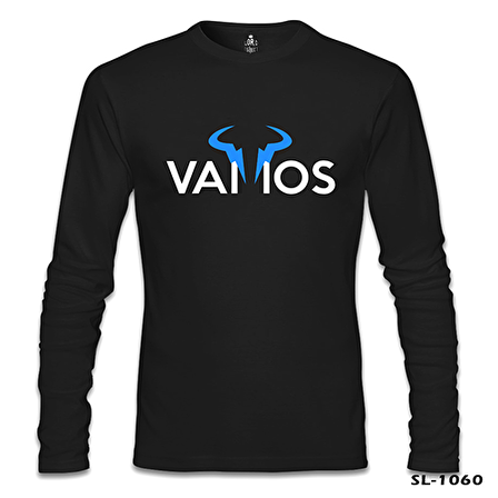 Tenis - Vamos Siyah Erkek Sweatshirt