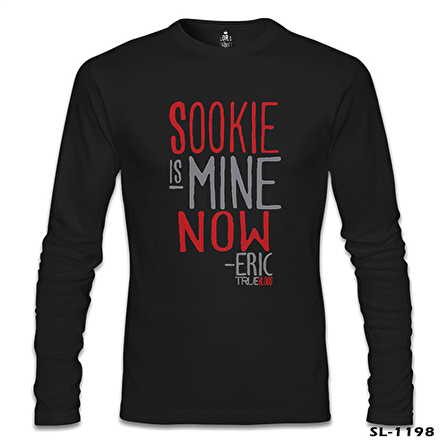 True Blood - Sookie is Mine Now Siyah Erkek Sweatshirt