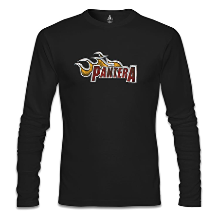 Pantera - Logo Siyah Erkek Sweatshirt