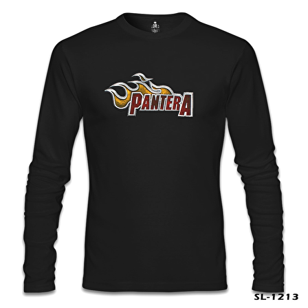 Pantera - Logo Siyah Erkek Sweatshirt