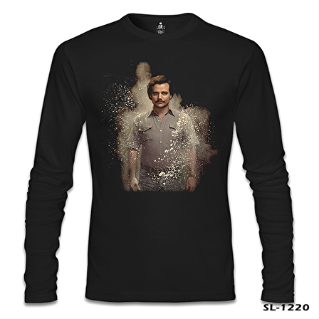 Narcos - Pablo Escobar Siyah Erkek Sweatshirt