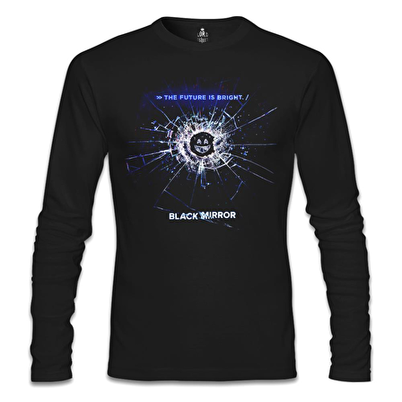 Black Mirror Siyah Erkek Sweatshirt