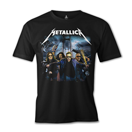 Metallica - İstanbul Siyah Erkek Tshirt