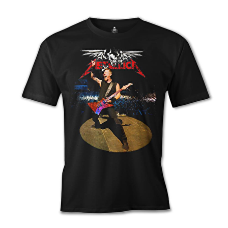 Metallica - James Siyah Erkek Tshirt