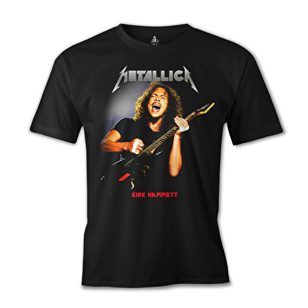 Metallica - Kirk Hammett Siyah Erkek Tshirt