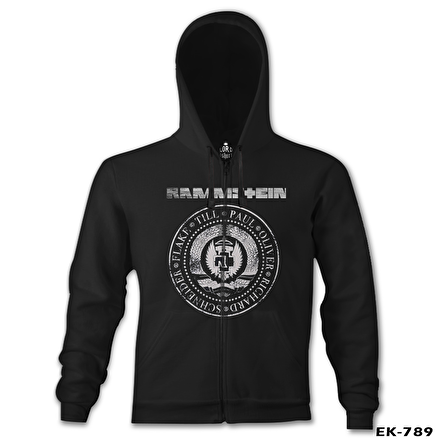 Rammstein - Est 1994 Siyah Erkek Kapşonlu