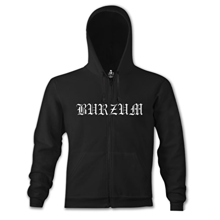 Burzum - Logo Siyah Erkek Kapşonlu