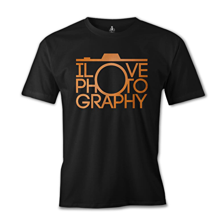 lOvePhOto Siyah Erkek Tshirt