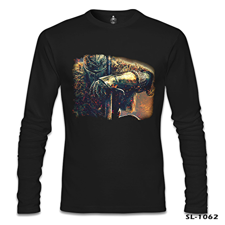 Dark Souls - Frost Siyah Erkek Sweatshirt