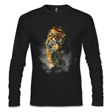 Kaplan 2 Siyah Erkek Sweatshirt