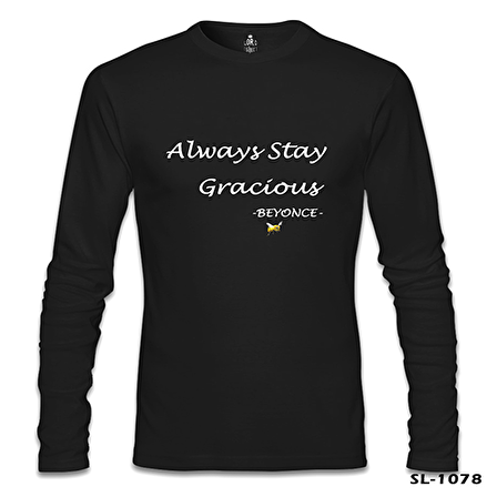 Beyonce - Gracious Siyah Erkek Sweatshirt