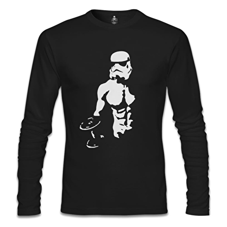 Bodybuilding - Star Wars Siyah Erkek Sweatshirt