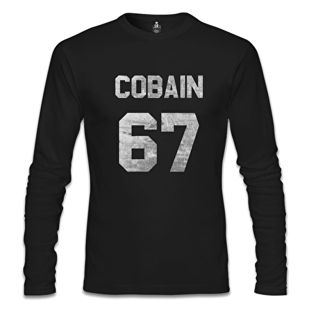 Kurt Cobain - 67 Siyah Erkek Sweatshirt