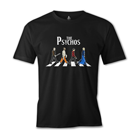 The Psychos Siyah Erkek Tshirt