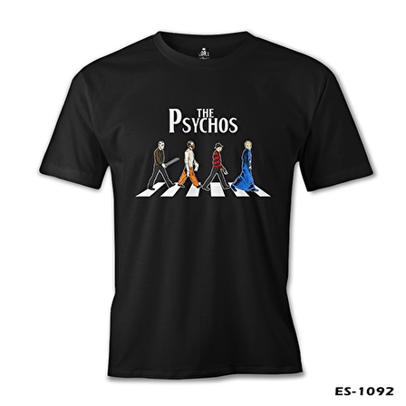 The Psychos Siyah Erkek Tshirt
