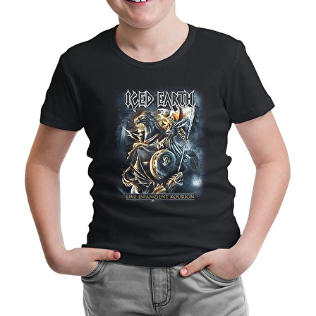 Iced Earth - Live in Ancient Kourion Siyah Çocuk Tshirt