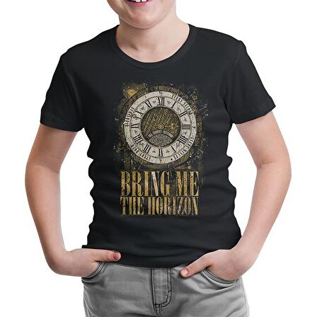 Bring me the Horizon - Clock Siyah Çocuk Tshirt