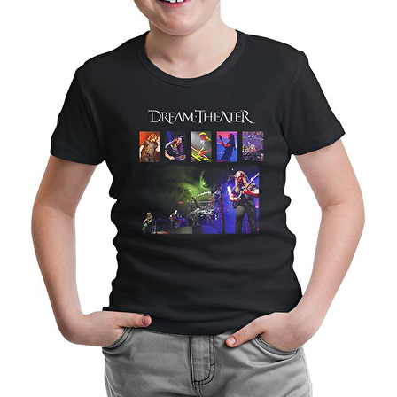 Dream Theater - Konser Siyah Çocuk Tshirt
