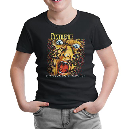 Pestilence - Consuming Impulse Siyah Çocuk Tshirt