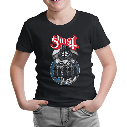 Ghost Siyah Çocuk Tshirt