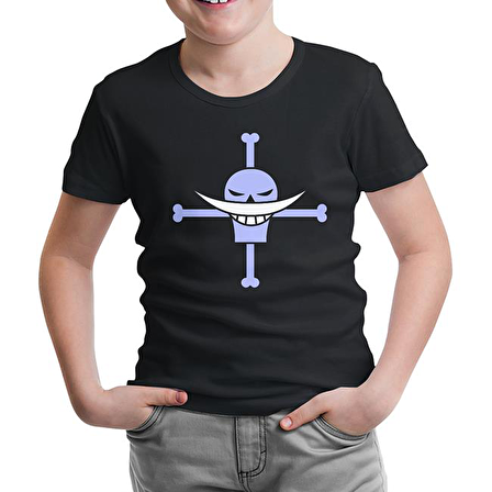 One Piece - Roger Siyah Çocuk Tshirt
