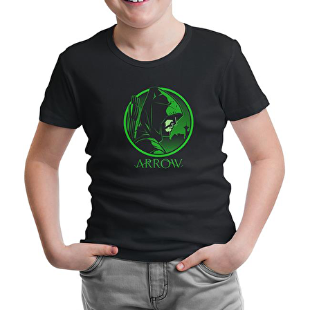 Arrow - 2 Siyah Çocuk Tshirt