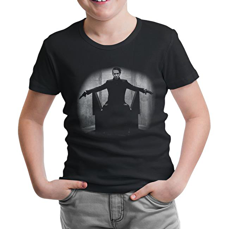 Marilyn Manson II Siyah Çocuk Tshirt