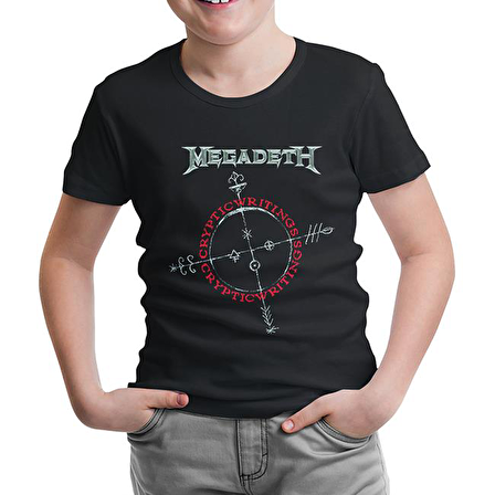 Megadeth - Cryptic Writings Siyah Çocuk Tshirt