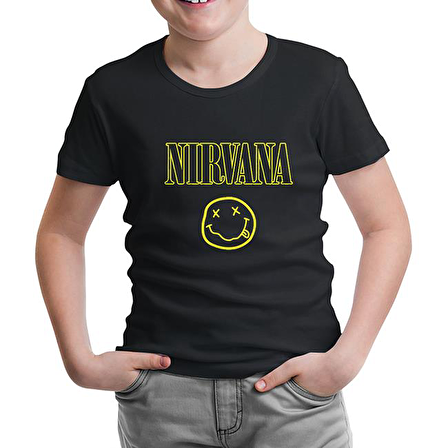 Nirvana Siyah Çocuk Tshirt