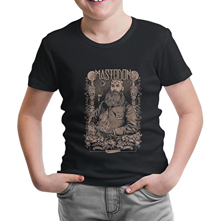 Mastodon 2 Siyah Çocuk Tshirt