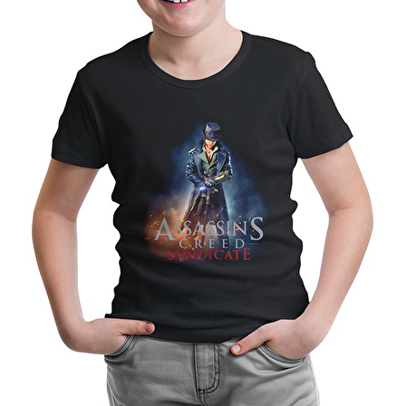 Assassin's Creed - Syndicate Siyah Çocuk Tshirt