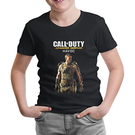Call of Duty - Advanced Warfare Havoc Siyah Çocuk Tshirt