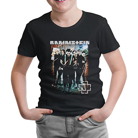 Rammstein - Nicht für Mich  Siyah Çocuk Tshirt