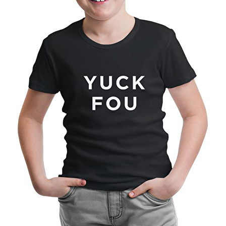 Yuck Fou Siyah Çocuk Tshirt
