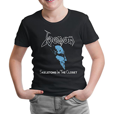 Venom - Skeletons in the Closet Siyah Çocuk Tshirt