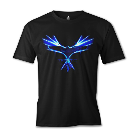 Dj Tiesto - Logo Siyah Erkek Tshirt
