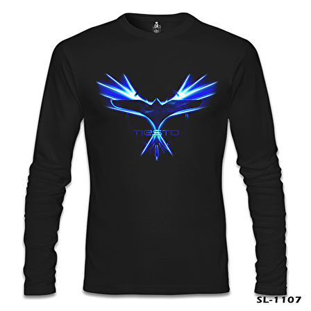 Dj Tiesto - Logo Siyah Erkek Sweatshirt