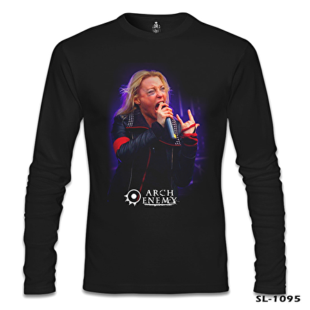 Arch Enemy - Angela Gossow Siyah Erkek Sweatshirt
