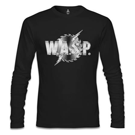 WASP Logo - Siyah Erkek Sweatshirt