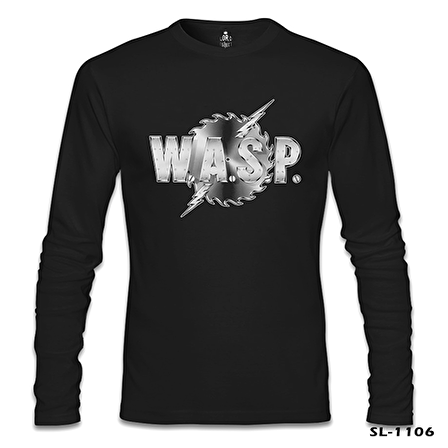 WASP Logo - Siyah Erkek Sweatshirt