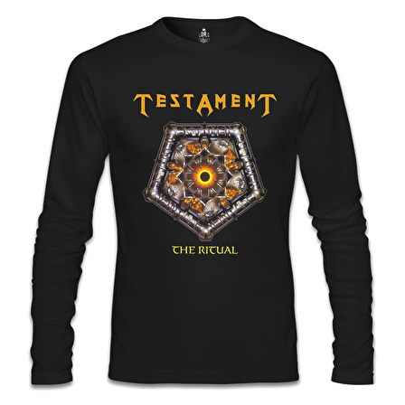 Testament - The Ritual Siyah Erkek Sweatshirt