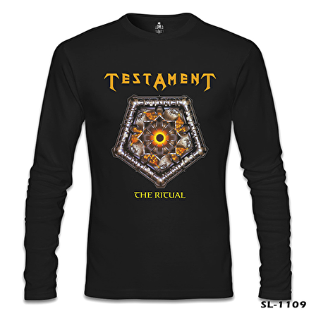 Testament - The Ritual Siyah Erkek Sweatshirt