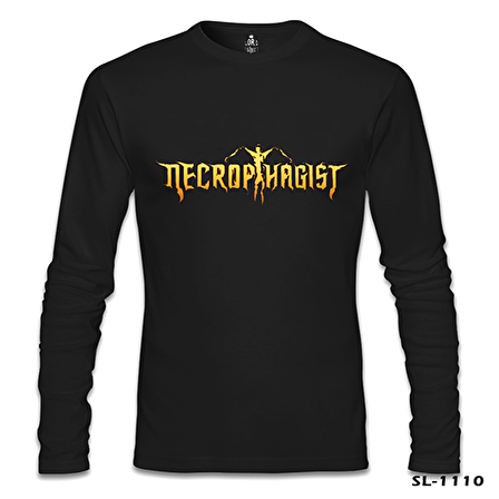 Necrophagist - Logo Siyah Erkek Sweatshirt