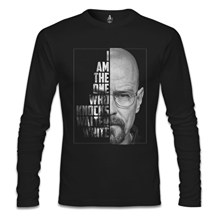Breaking Bad - Who Knocks Walter White Siyah Erkek Sweatshirt