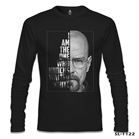 Breaking Bad - Who Knocks Walter White Siyah Erkek Sweatshirt