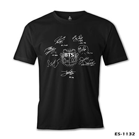 BTS -  Signs Siyah Erkek Tshirt