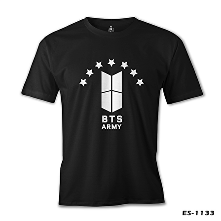 BTS -  Stars Siyah Erkek Tshirt